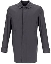 Herno - Wollen Jas Met Knoopmanchetten - Lyst