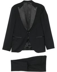 Manuel Ritz - Satin-Lapel Single-Breasted Suit (Set Of Three) - Lyst