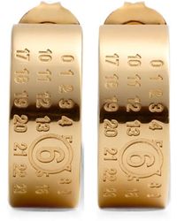 MM6 by Maison Margiela - Numeric Hoop Earrings - Lyst