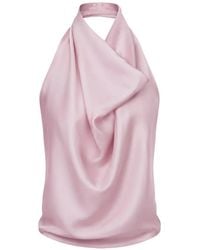 Carven - Silk Drap Backless Top - Lyst