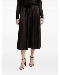 Pedro Del Hierro Madrid - Pleated A-Line Midi Skirt - Lyst