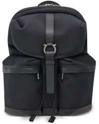 Ferragamo - Canvas Backpack - Lyst