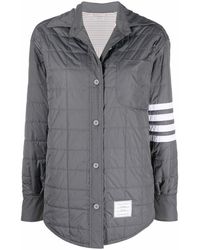 Thom Browne - Down-feather Quilted Shirt Jacket - Lyst