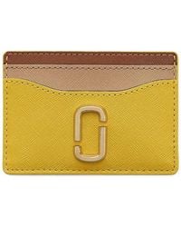 Marc Jacobs - Zweifarbiges Kartenetui aus Leder - Lyst