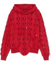 JUNTAE KIM - Laser Slashed Hoodie - Lyst
