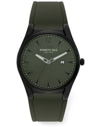 Kenneth Cole - Montre À Bracelet En Silicone 43,8 Mm - Lyst