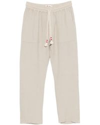 MC2 Saint Barth - Pantalones De Lino Con Cordón En La Cintura - Lyst