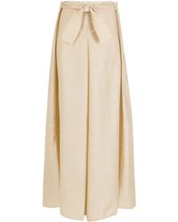 Amir Slama - Box-Pleat Palazzo Pants - Lyst