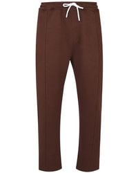 Exit Society - Drawstring-Waist Embroidered Track Pants - Lyst