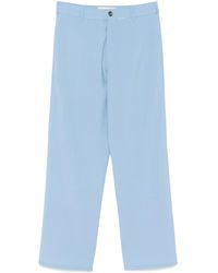 Marni - Mending-Logo Straight-Leg Trousers - Lyst