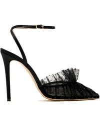 Andrea Wazen - 105Mm Franca Embellished Ruffle Pumps - Lyst