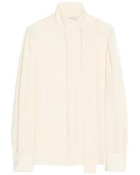 Valentino Garavani - Georgette Silk Top - Lyst
