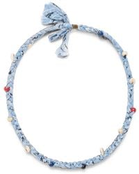Alanui - Bandana Braided Cowrie-Shell Necklace - Lyst