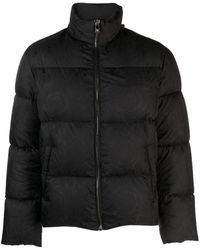 Versace - Barocco Silhouette Puffer Jacket - Lyst