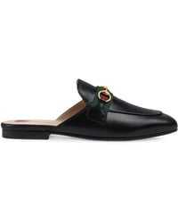 Gucci - Women's Princetown Leather Slipper - Lyst