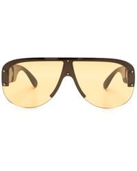 Versace - Lunettes De Soleil Medusa Biggie À Monture Pilote - Lyst
