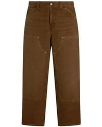 Carhartt - Double-Knee Cotton Trousers - Lyst