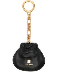 Balmain - Chain Pouch Keyring - Lyst