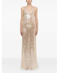 Nissa - Backless Sequin Maxi Dress - Lyst