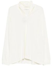 Viktoria Chan - Inez Shawl-Collar Sweater - Lyst