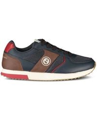 Navigare - Logo-Patch Panelled Sneakers - Lyst