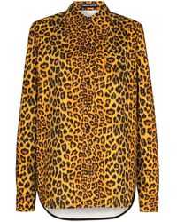 Kwaidan Editions - Leopard-Print Denim Shirt - Lyst