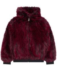 Gcds - Fur Hood Jacket - Lyst