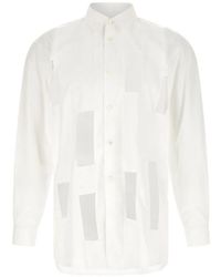 Comme des Garçons - Geometric Cut-Out Shirt - Lyst