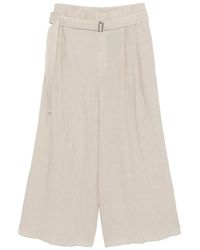 Forme D'expression - Wide-Leg-Hose Mit Gürtel - Lyst