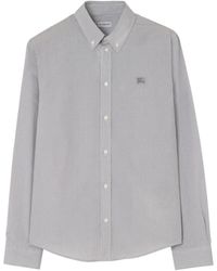 Burberry - Classic-Fit Gingham-Pattern Cotton Shirt - Lyst