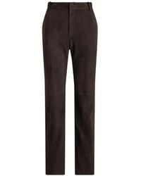 Ralph Lauren - Keegan Suede Trousers - Lyst