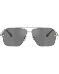 Versace - Lunettes De Soleil À Monture Pilote - Lyst