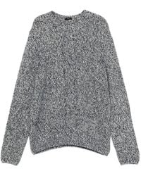 Herno - Cable-Knit Melange Sweater - Lyst