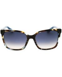 Guess - Tortoiseshell-Effect Cat-Eye Sunglasses - Lyst
