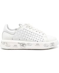 Premiata - Belle Lace-Up Leather Sneakers - Lyst