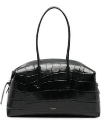 DeMellier - Stockholm Croc-Effect Shoulder Bag - Lyst