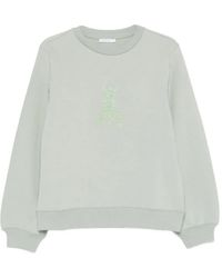 Patrizia Pepe - Crew-Neck Sweatshirt - Lyst