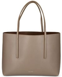 Calvin Klein - Logo-Detail Tote Bag - Lyst