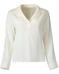 Peter Cohen - Cate Long-Sleeve Blouse - Lyst