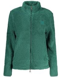 Laura Biagiotti - Zip-Up Fleece-Texture Cardigan - Lyst