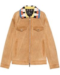 Etro - Crocheted Collar Jacket - Lyst