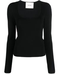 Rohe - Seamless Square-neck Jumper - Lyst