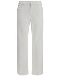 Umit Benan - Victoria Logo-Patch Jeans - Lyst