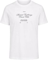 ARMANI EXCHANGE - Logo-Print Crew-Neck T-Shirt - Lyst