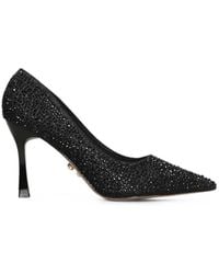 Twentyfourhaitch - Teylor Crystal-Embellished Pointed-Toe Pumps - Lyst