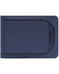 Piquadro - Logo-Lettering Bi-Fold Wallet - Lyst