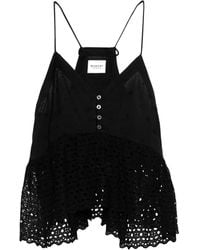 Isabel Marant - Sogane Broderie-Anglaise Top - Lyst