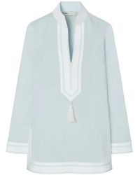 Tory Burch - Tunique Tory En Coton - Lyst