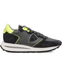 Philippe Model - Tropez Haute Mesh-Panelled Sneakers - Lyst