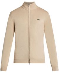 Lacoste - Cardigan Mit Reißverschluss - Lyst
